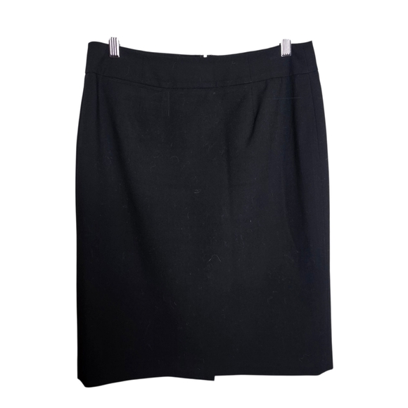 Calvin Klein Womens Black Knee Length Pencil Skirt Size 6 - Picture 1 of 5